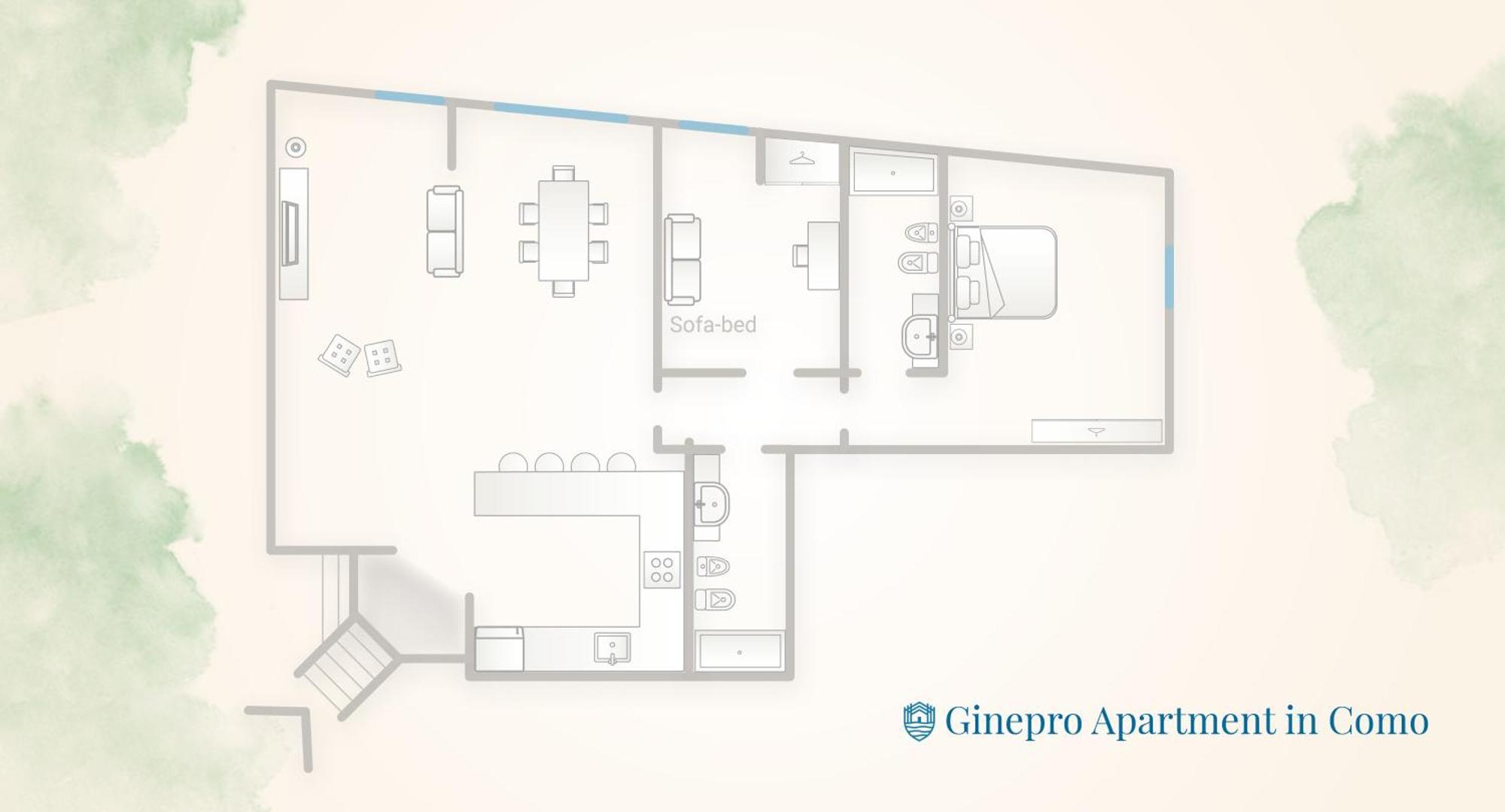 Ginepro & Salvia Apartments In Como By Rent All Como Bagian luar foto